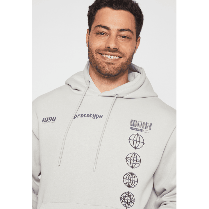 Polerón Bordado Hombre Arena Familyshop 4