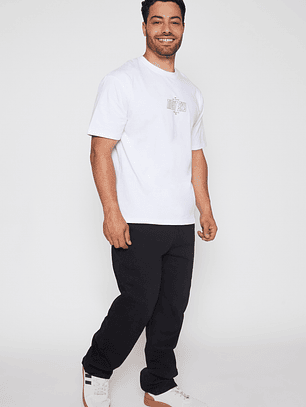 Polera Night Sky Hombre Blanco Familyshop