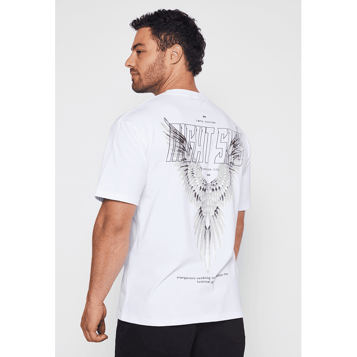 Polera Night Sky Hombre Blanco Familyshop 4