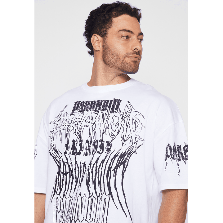 Polera Oversize Hombre Blanco Familyshop 3