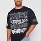 Polera Oversize Death Hombre Negro Familyshop - Miniatura 1