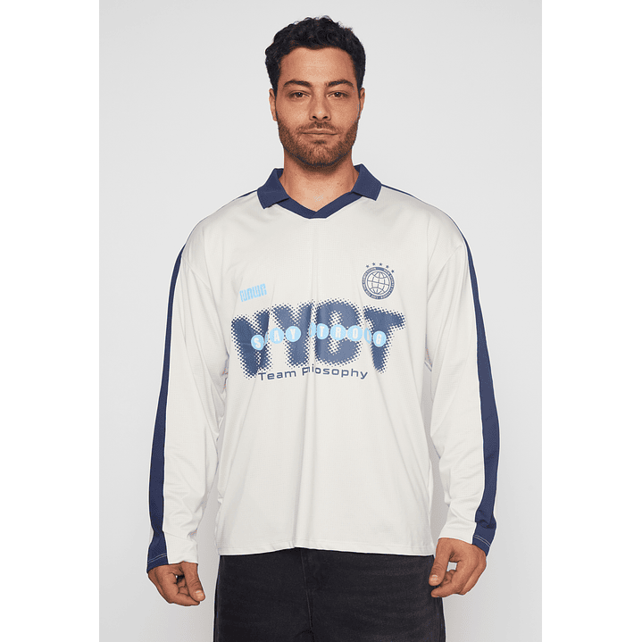 Polera Deportiva NYCT Hombre Beige Familyshop 1