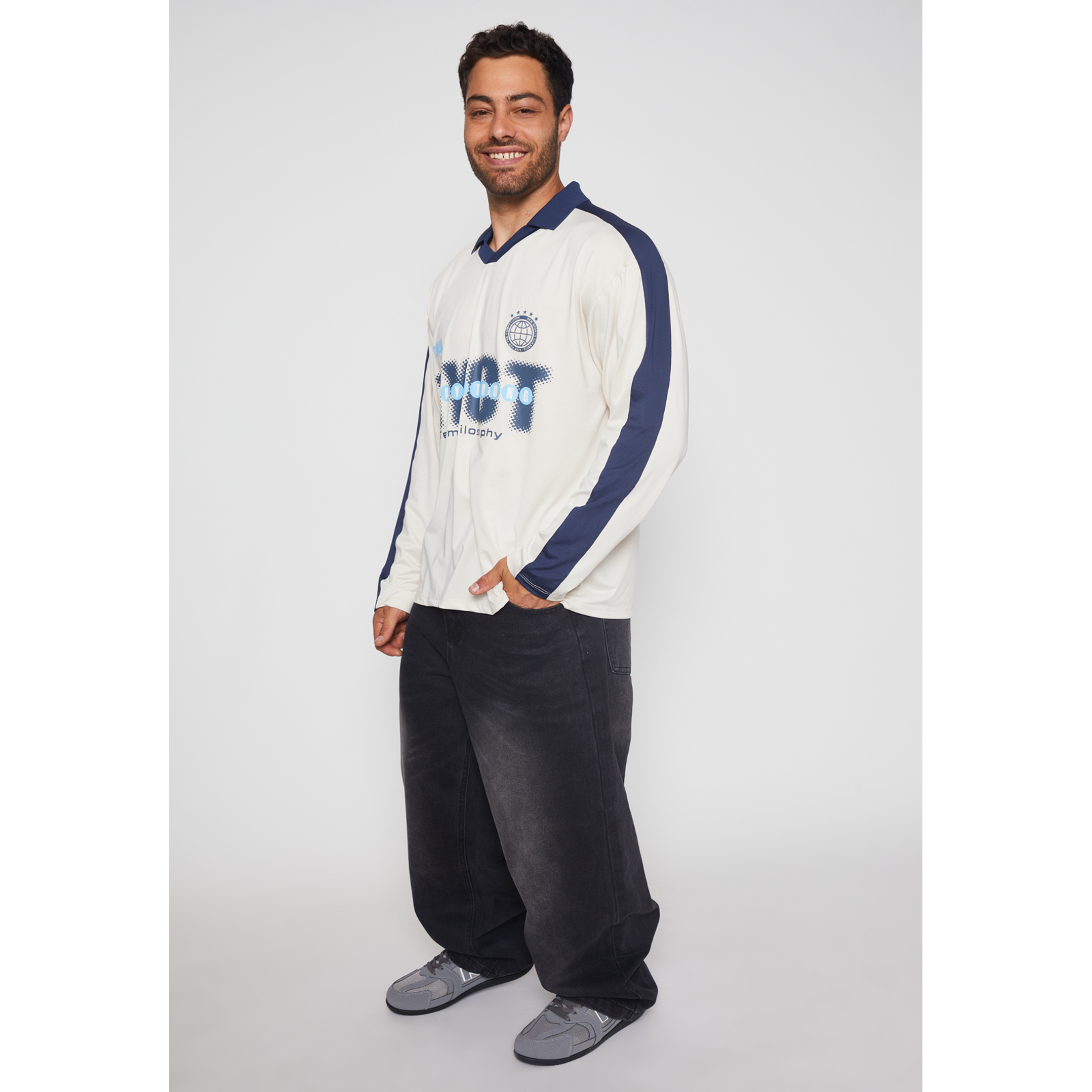 Polera Deportiva NYCT Hombre Beige Familyshop 2