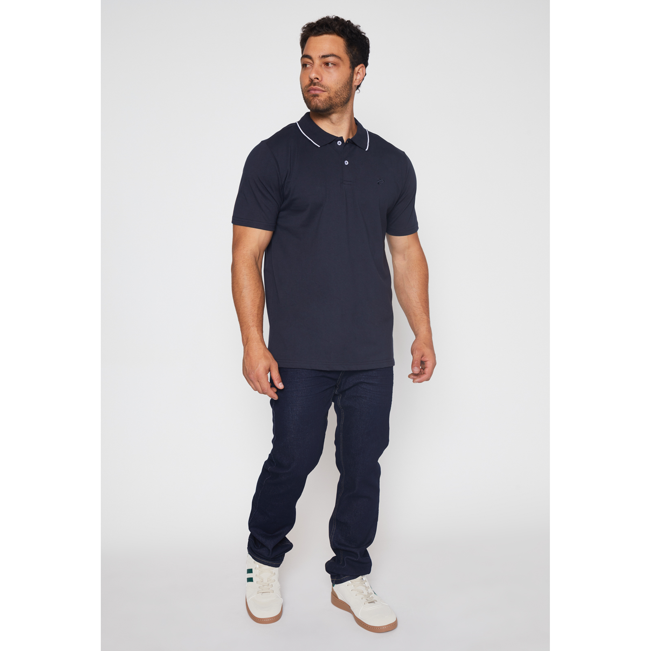 Polera Jersey Hombre Azul Familyshop 2