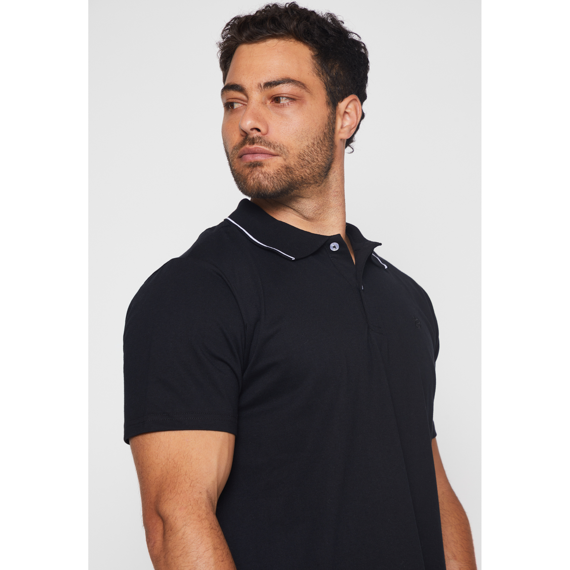 Polera Jersey Hombre Negro Familyshop 3