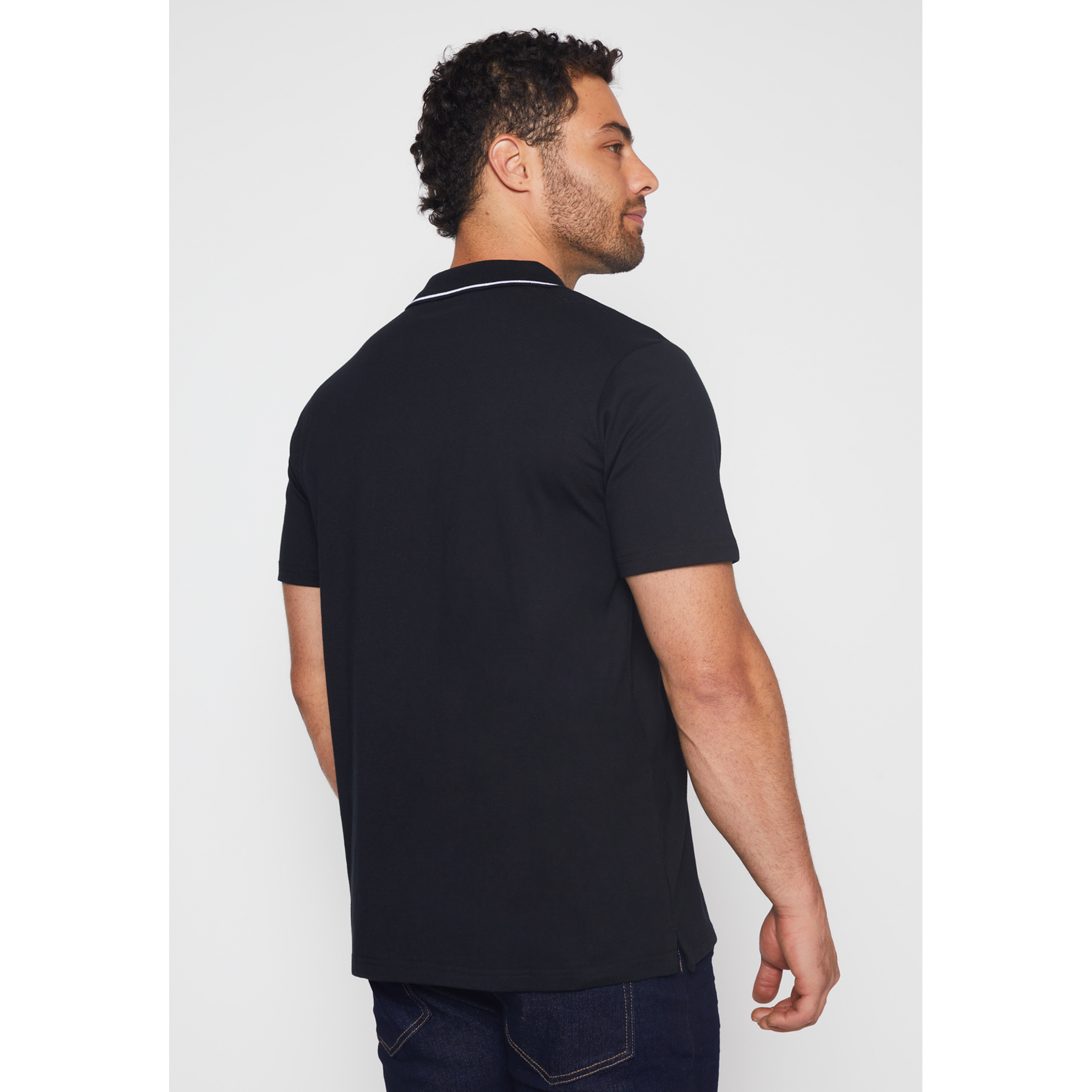 Polera Jersey Hombre Negro Familyshop 4
