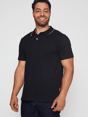 Polera Jersey Hombre Negro Familyshop