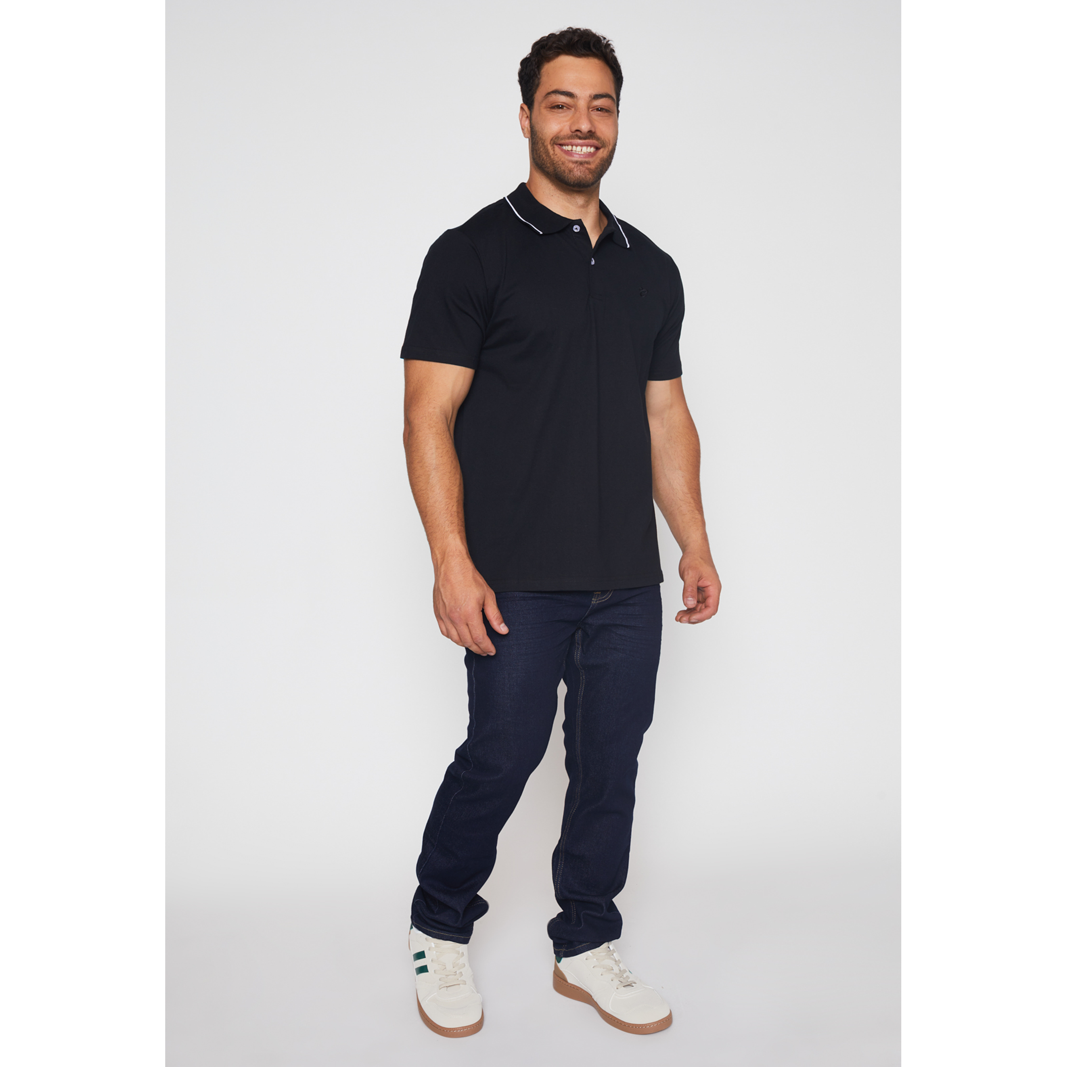 Polera Jersey Hombre Negro Familyshop 2
