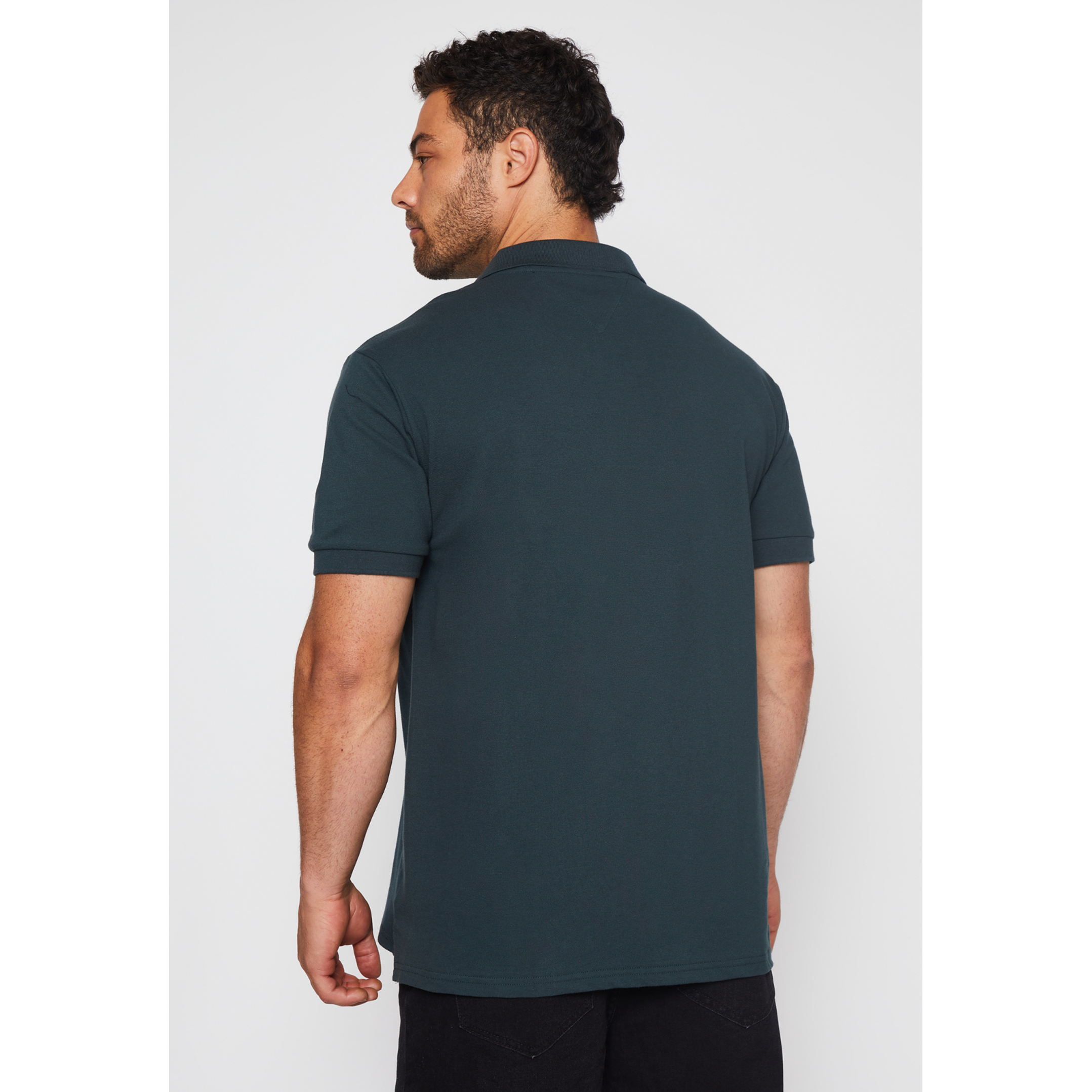 Polera Bordado London Hombre Gris Familyshop 3