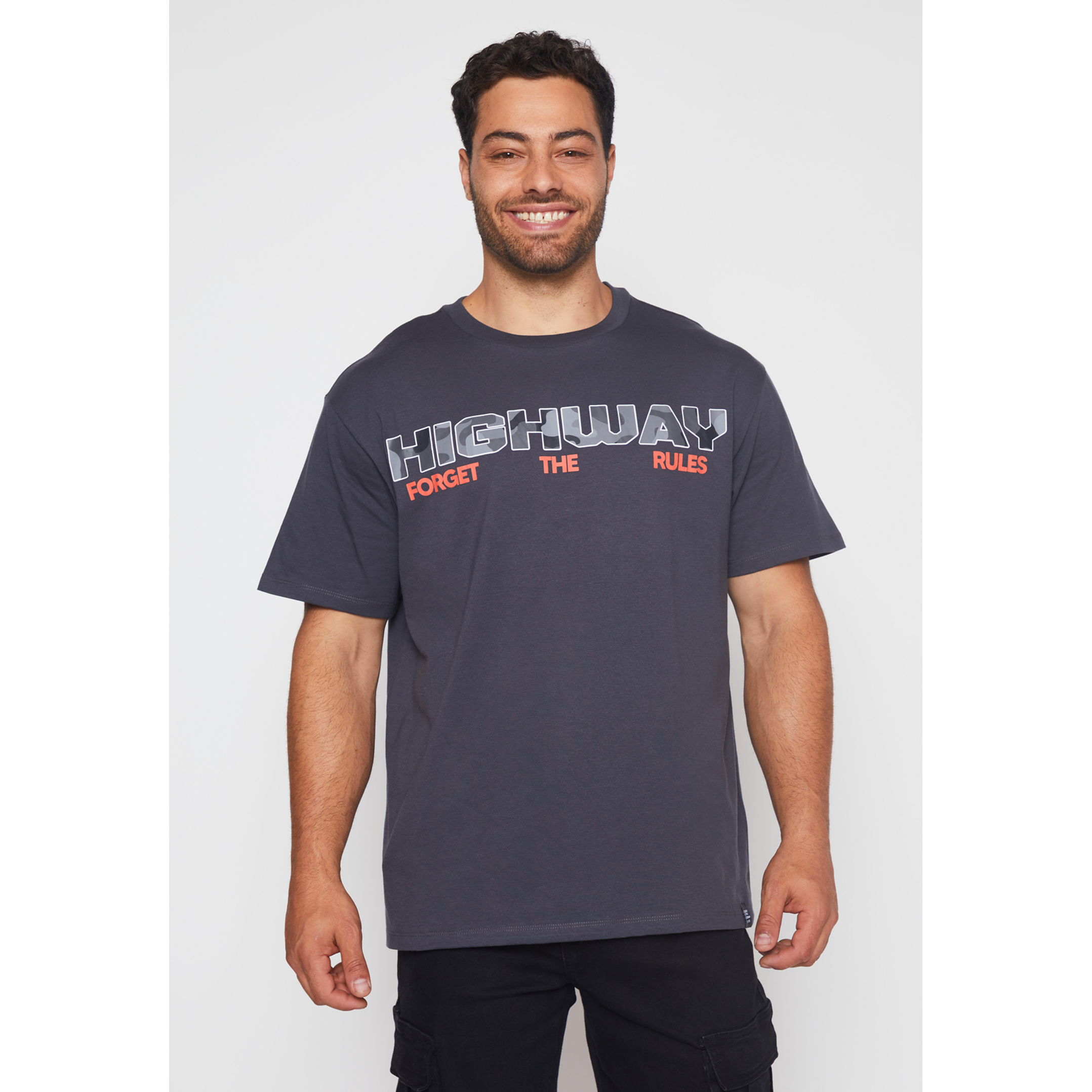 Polera Highway Hombre Gris Familyshop 1