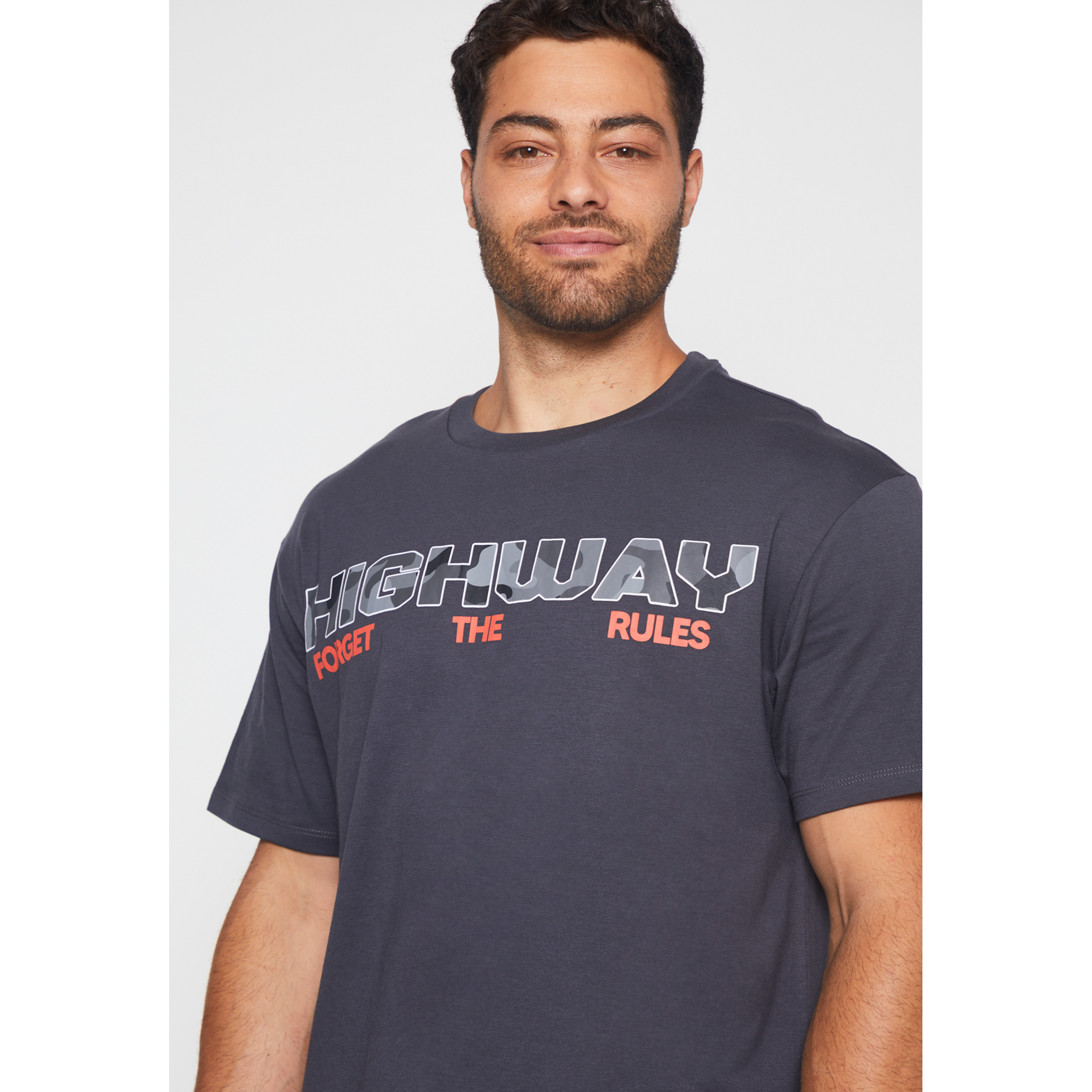 Polera Highway Hombre Gris Familyshop 4