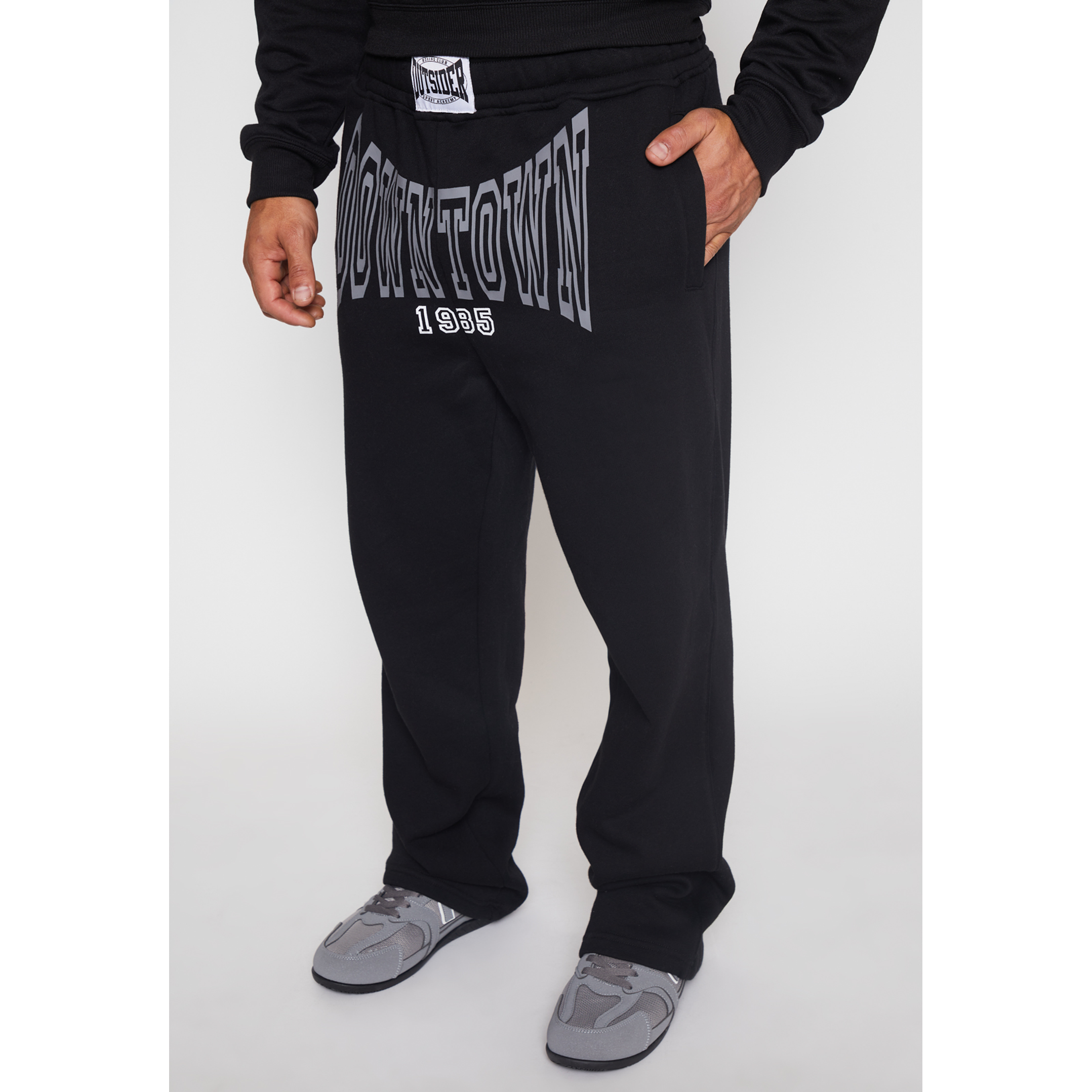 Pantalón Buzo Outsider Hombre Negro Familyshop 1