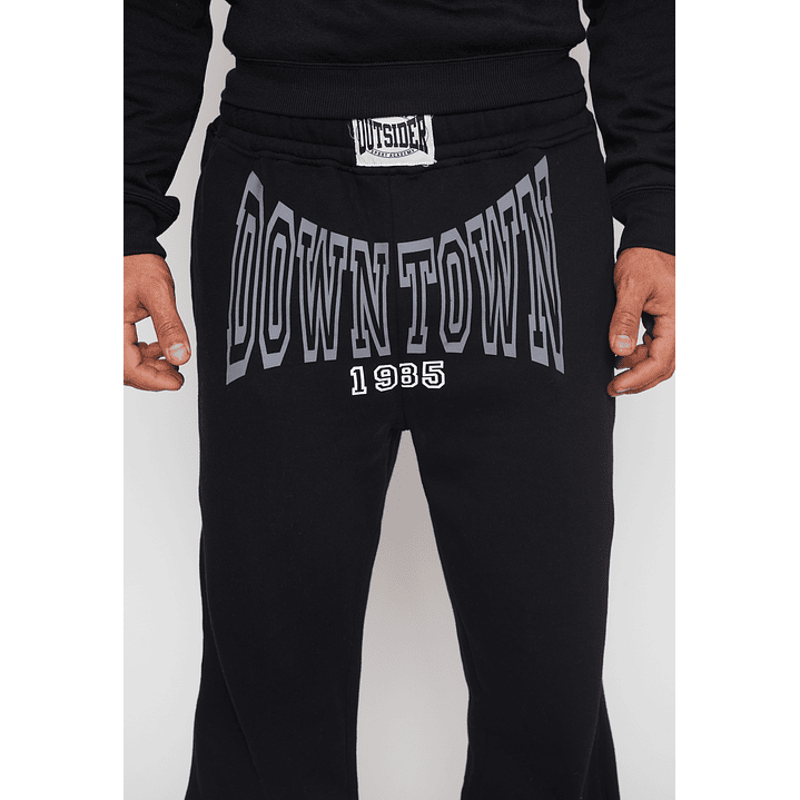 Pantalón Buzo Outsider Hombre Negro Familyshop 4