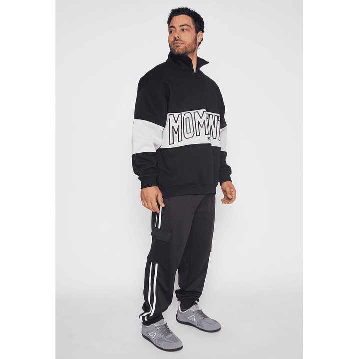 Pantalón Buzo Cargo Costado Hombre Negro Familyshop 2