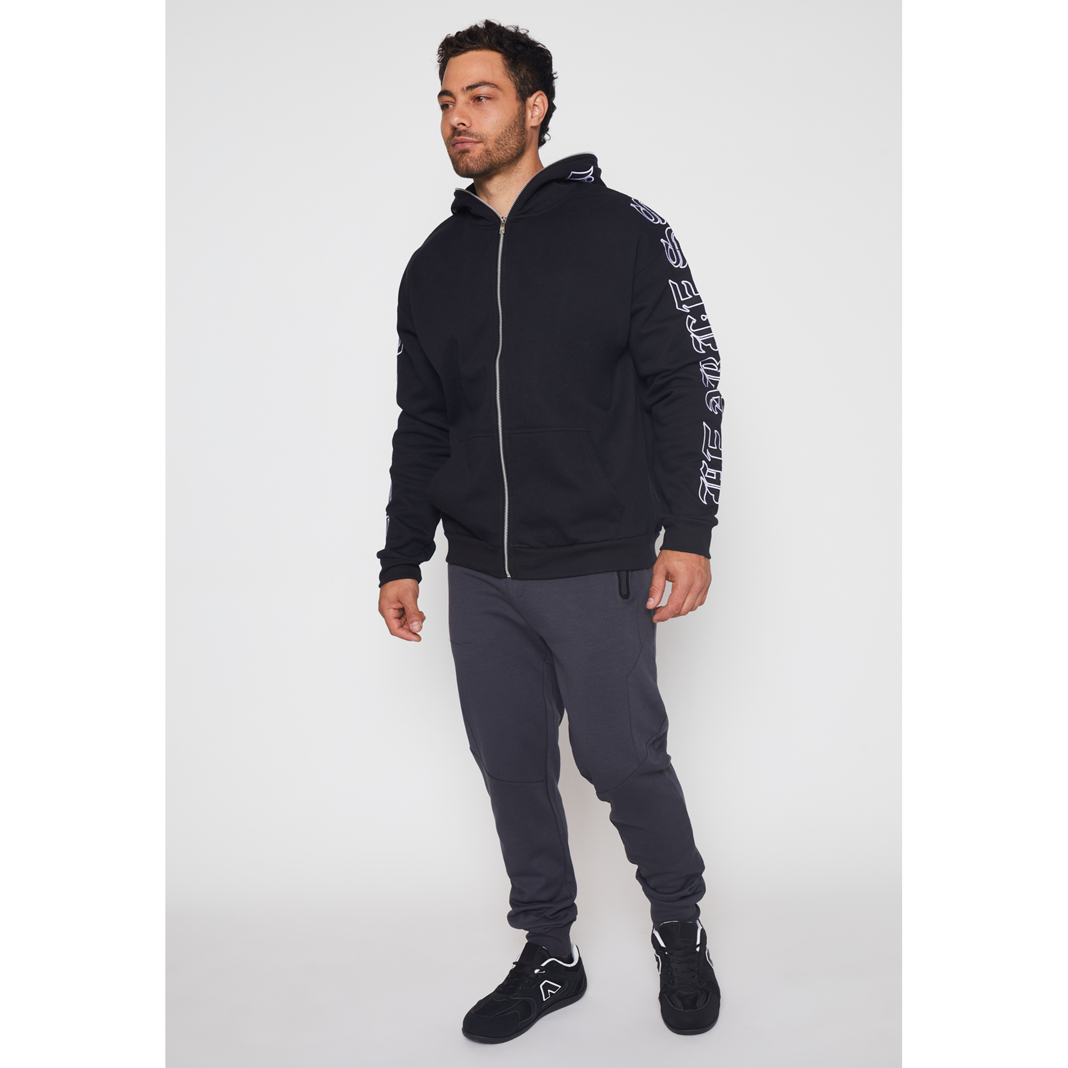 Pantalón Buzo Skinny Hombre Gris Familyshop 2