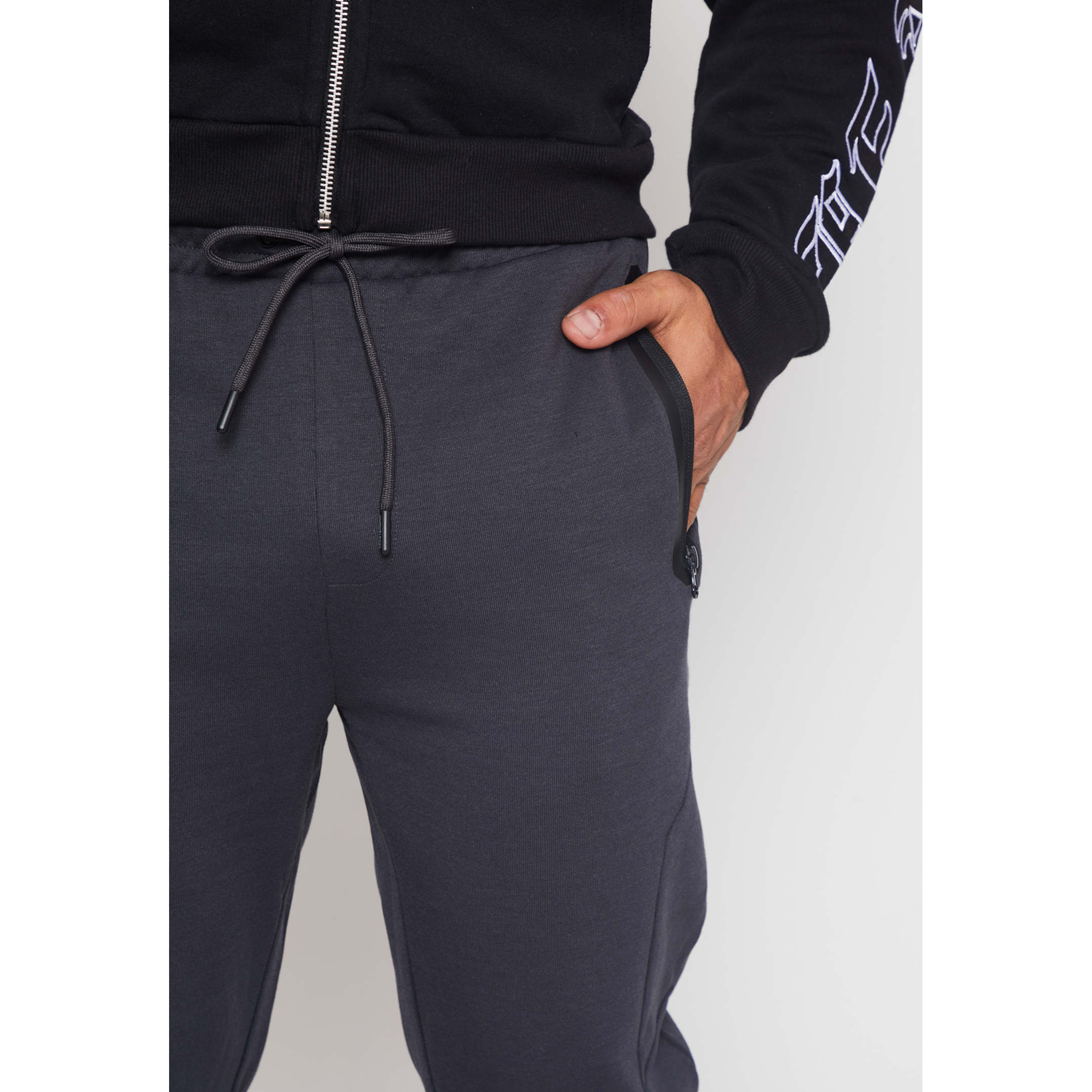 Pantalón Buzo Skinny Hombre Gris Familyshop 4