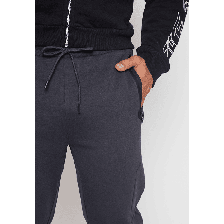 Pantalón Buzo Skinny Hombre Gris Familyshop 4