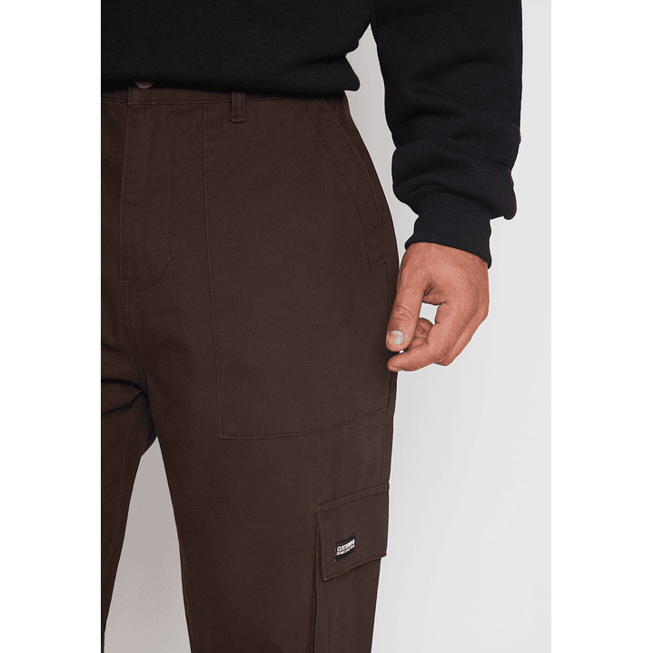Pantalón Cargo Hombre Café Familyshop 4