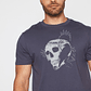 Polera Calavera Fearless Hombre Gris Familyshop - Miniatura 3