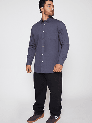 Camisa Pop Classic Hombre Gris Familyshop