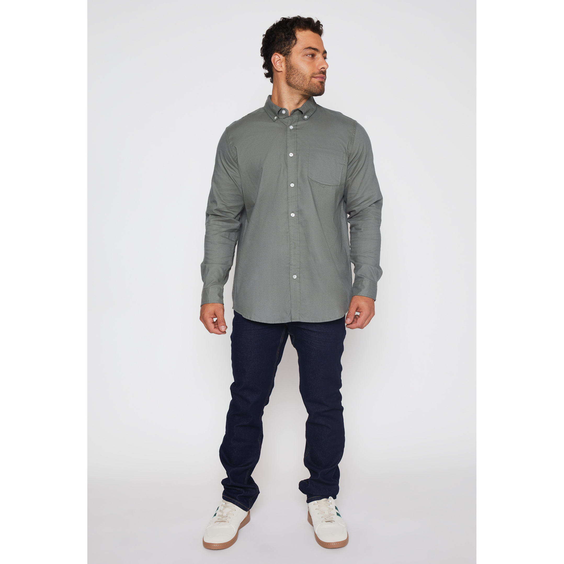 Camisa Pop Classic Hombre Verde Familyshop 2