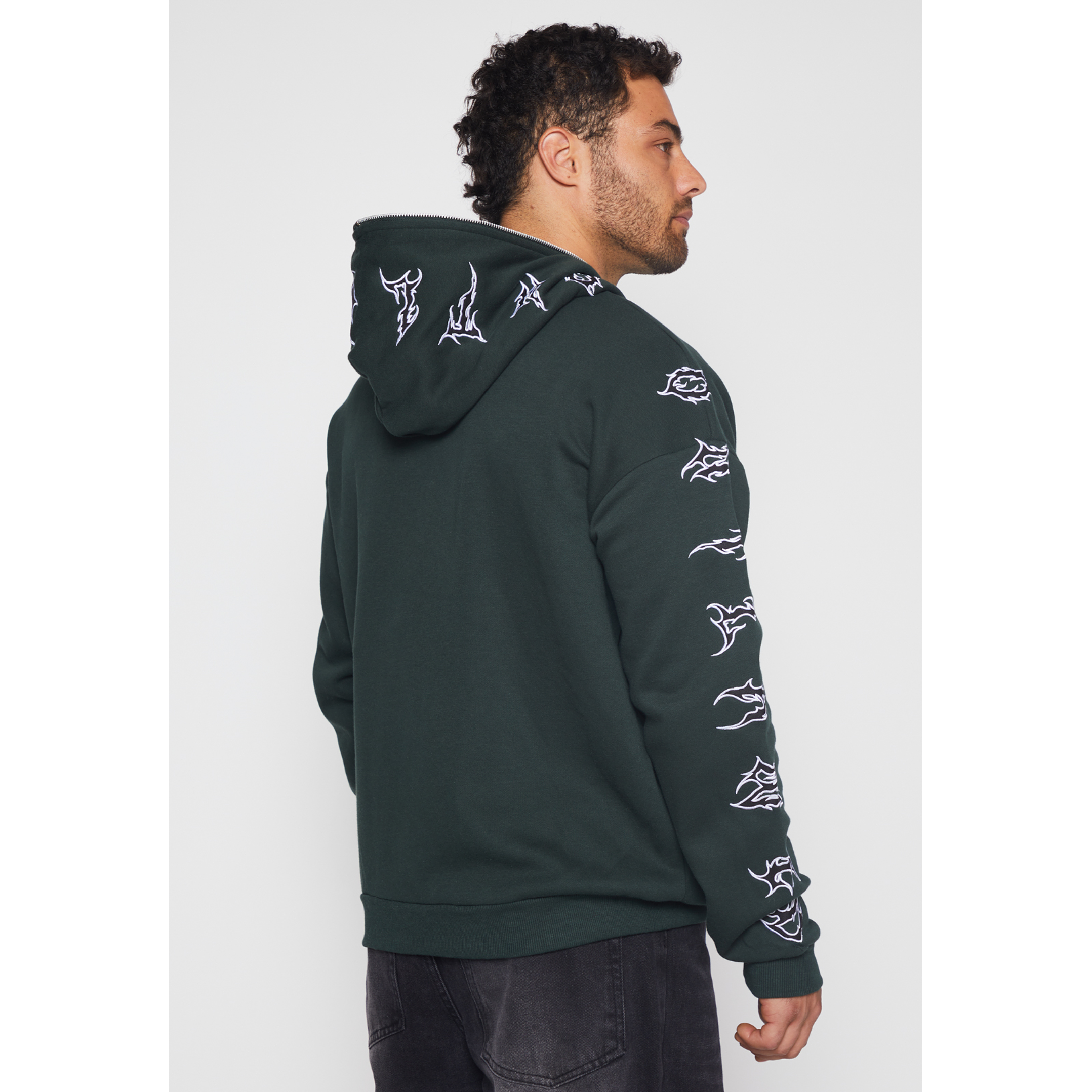 Polerón Letras Hombre Verde Familyshop 4