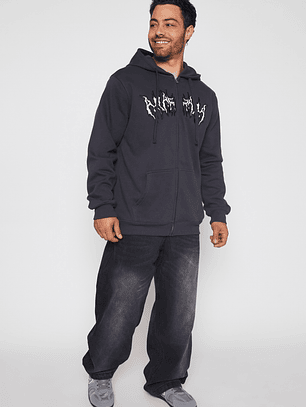 Polerón Week Metal Hombre Negro Familyshop