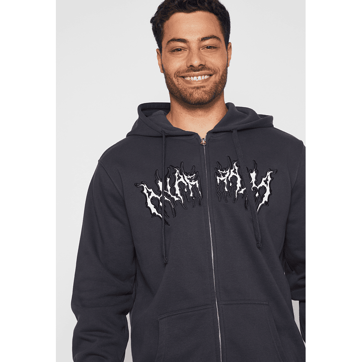 Polerón Week Metal Hombre Negro Familyshop 3