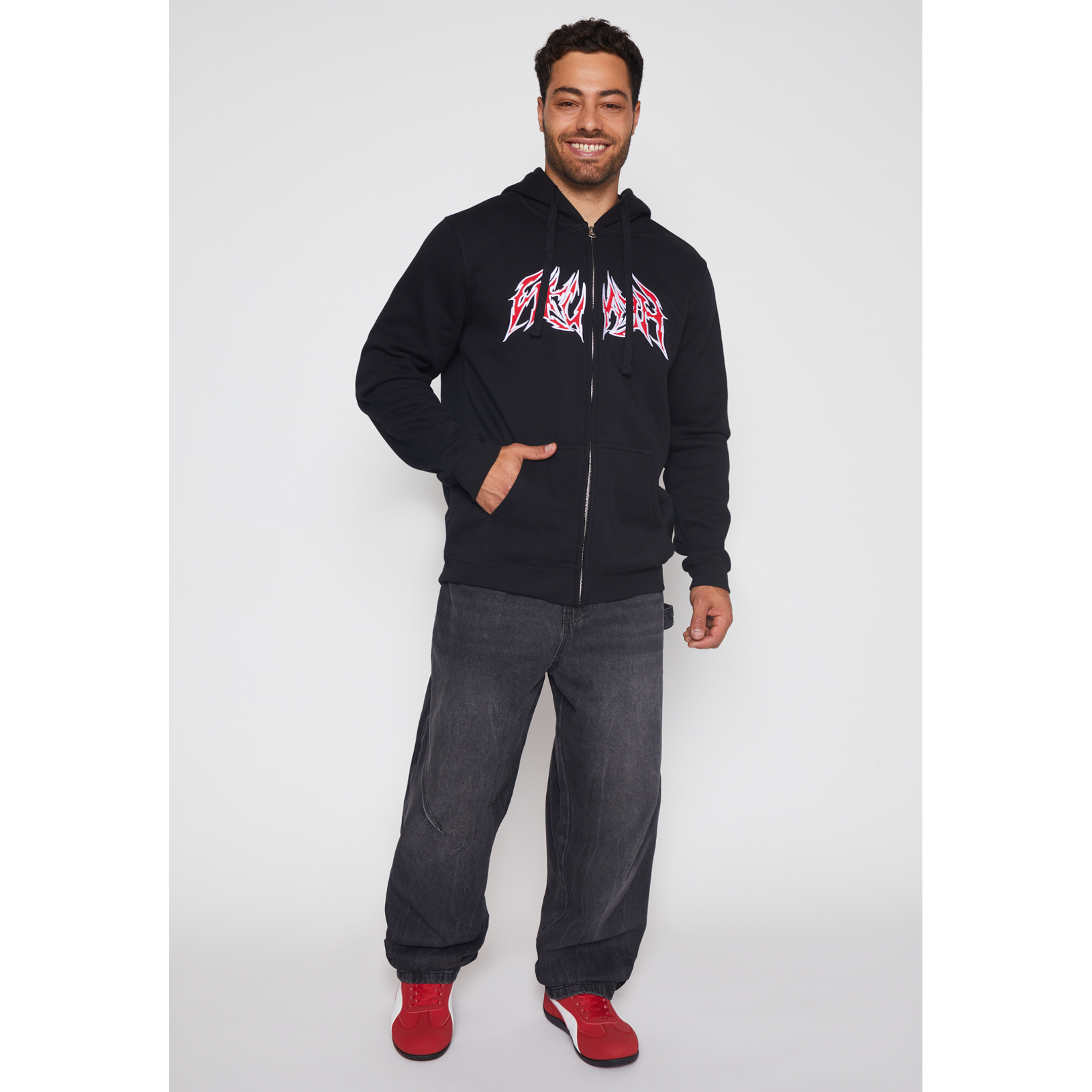 Polerón Week Hombre Negro Familyshop 2