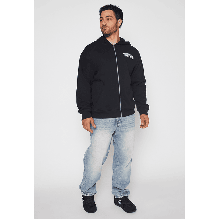 Polerón Graffiti Brooklyn Hombre Negro Familyshop 2