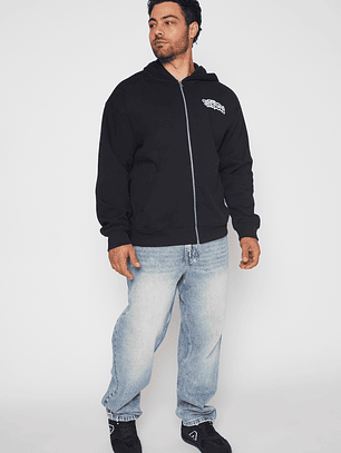 Polerón Graffiti Brooklyn Hombre Negro Familyshop