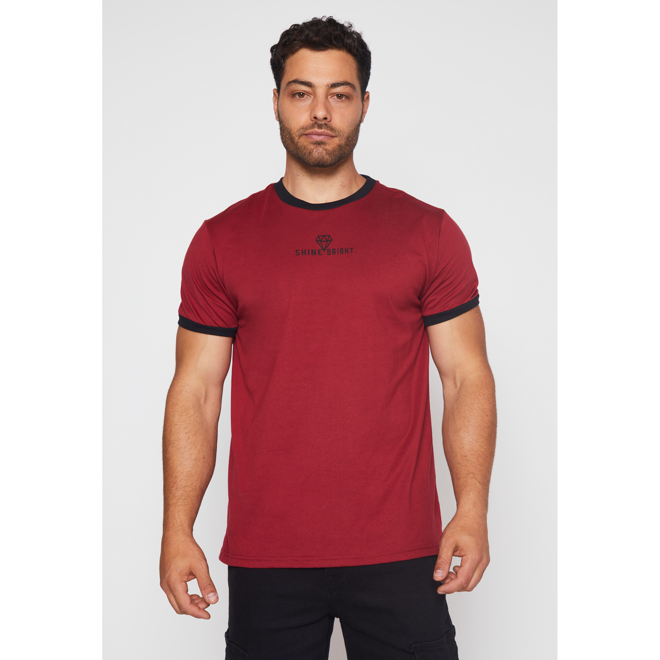 Polera Shine Hombre Rojo Familyshop 1