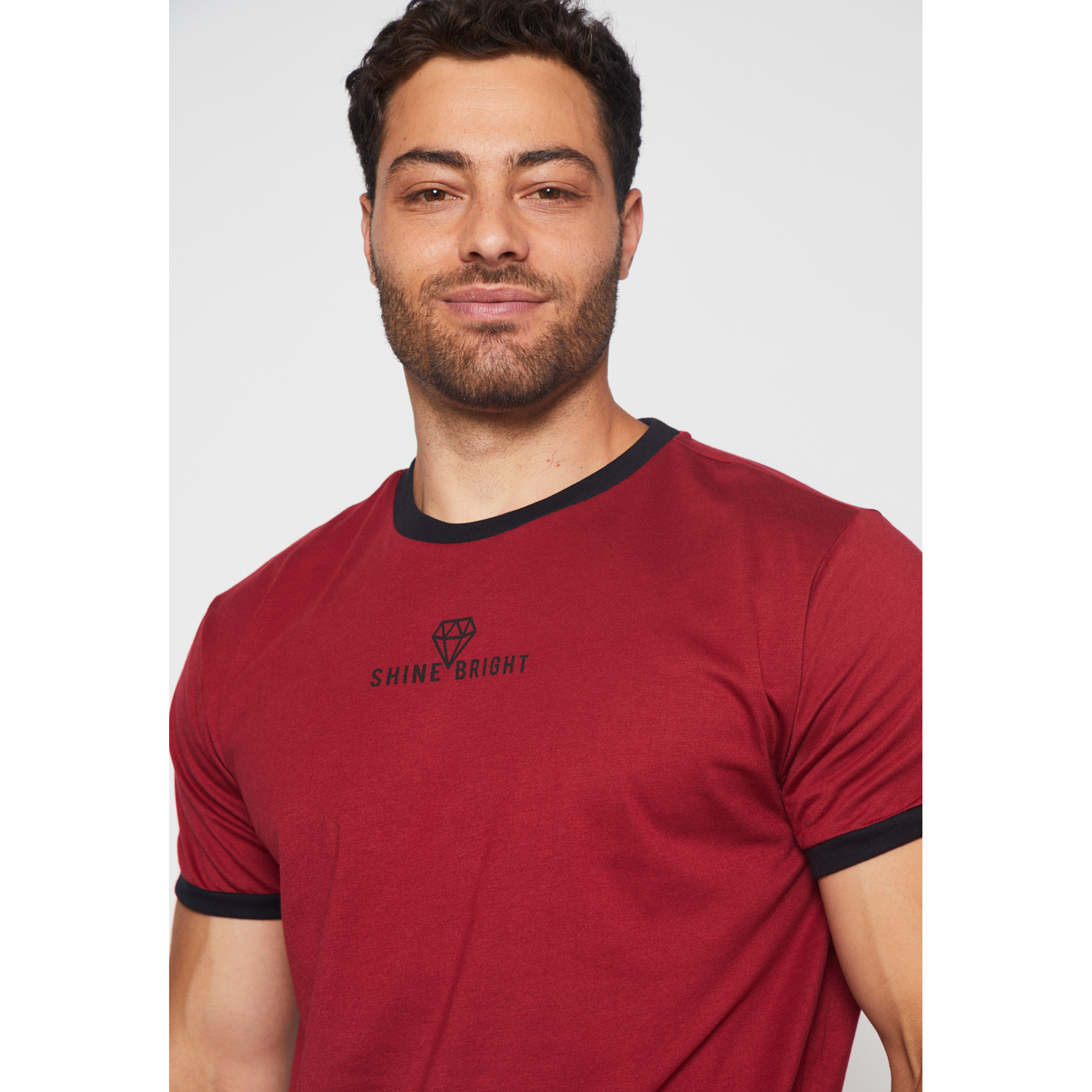 Polera Shine Hombre Rojo Familyshop 3