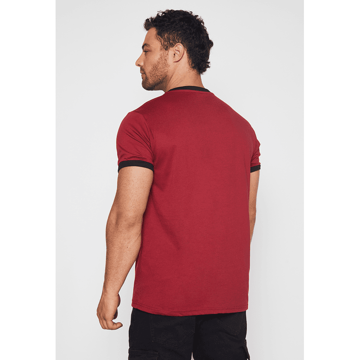 Polera Shine Hombre Rojo Familyshop 4