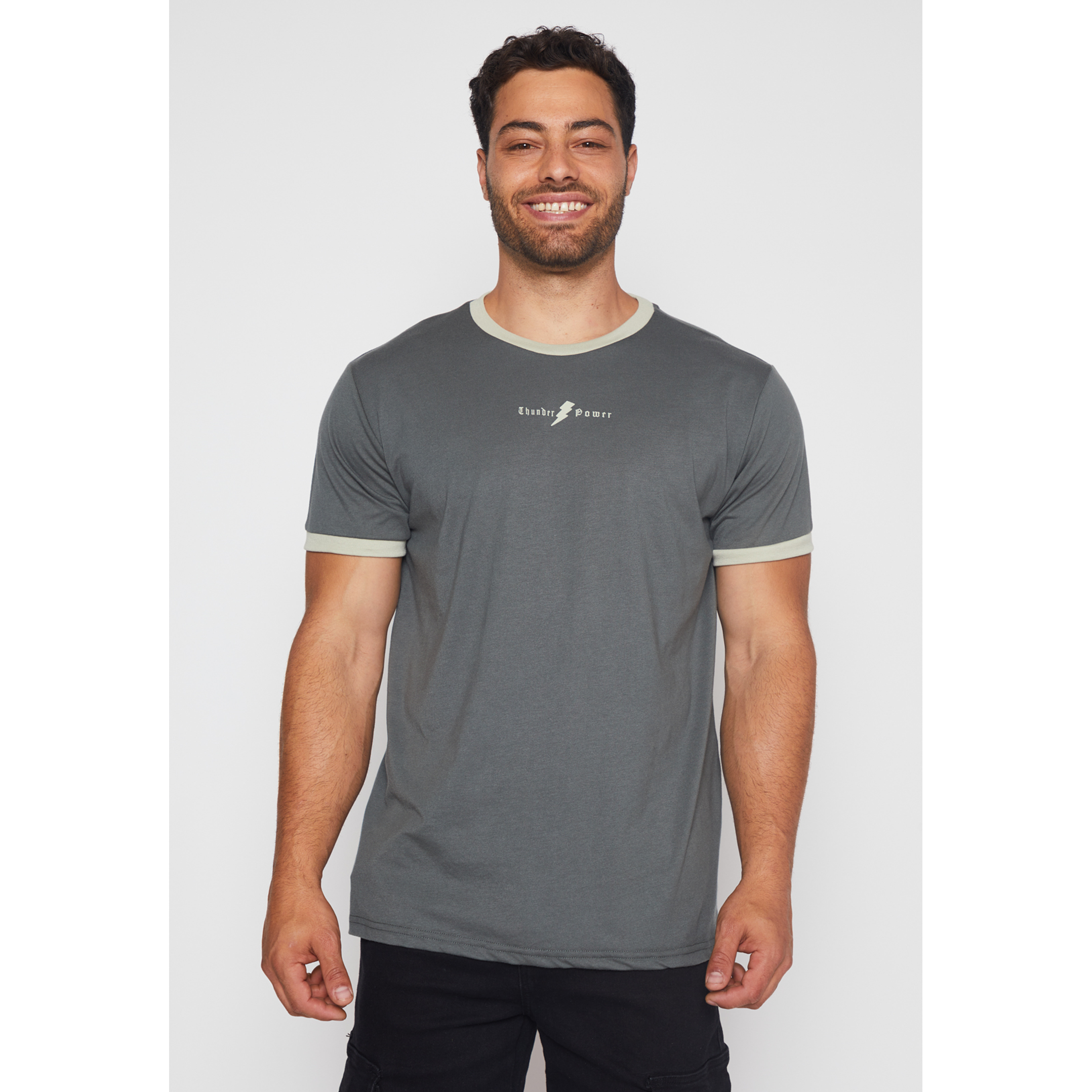 Polera Thunder Hombre Verde Familyshop 1