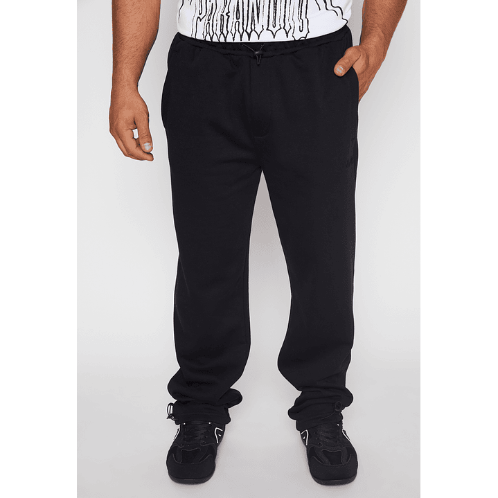 Pantalón Buzo Relax Hombre Negro Familyshop 1