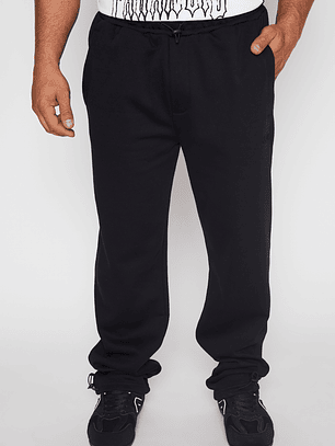 Pantalón Buzo Relax Hombre Negro Familyshop