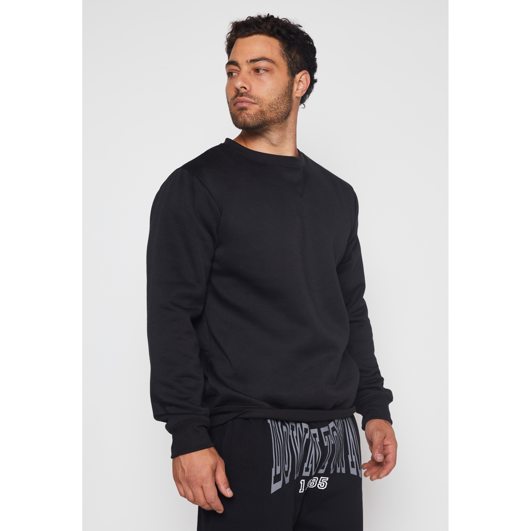 Polerón Basic Hombre Negro Familyshop 1