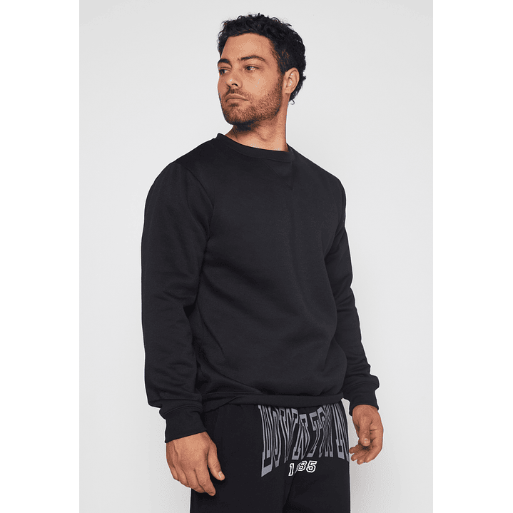 Polerón Basic Hombre Negro Familyshop 1