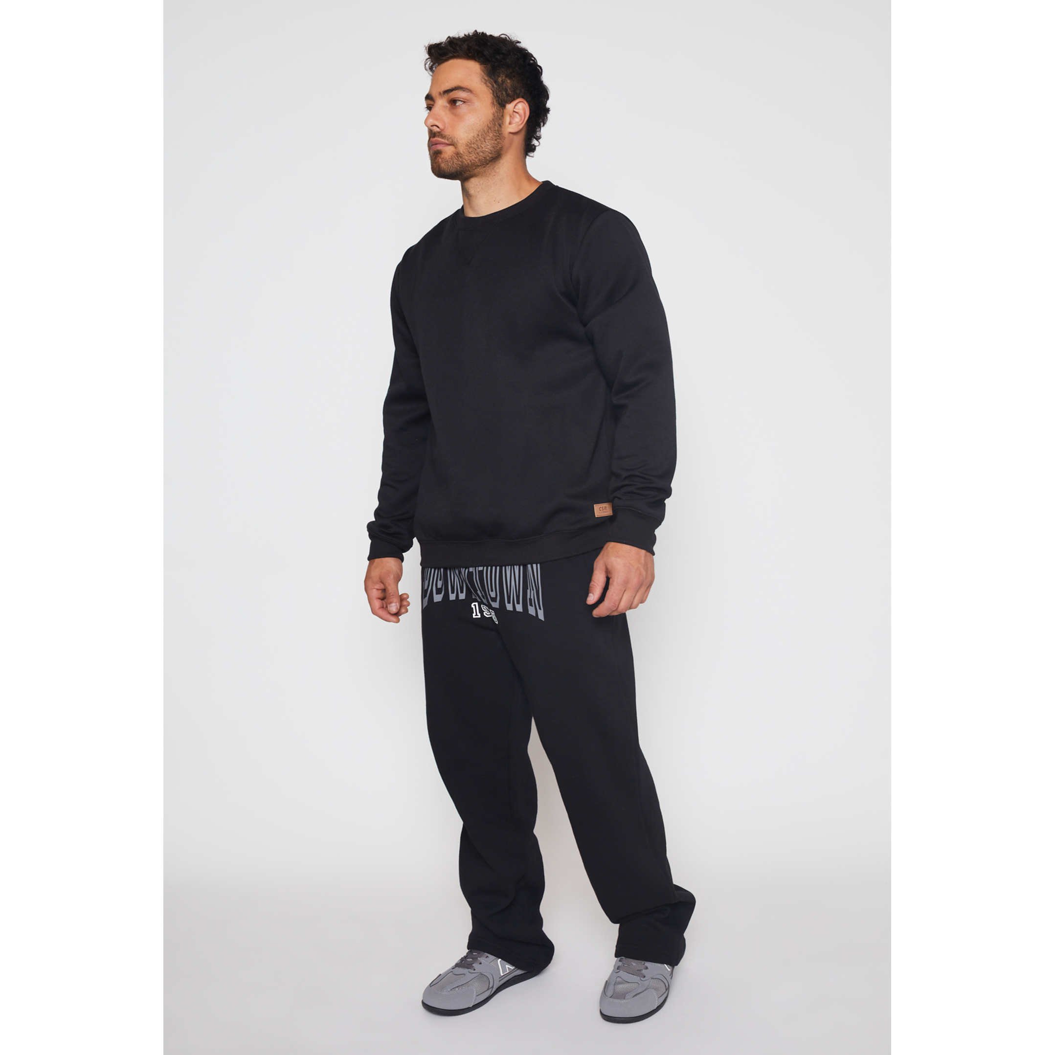 Polerón Basic Hombre Negro Familyshop 2