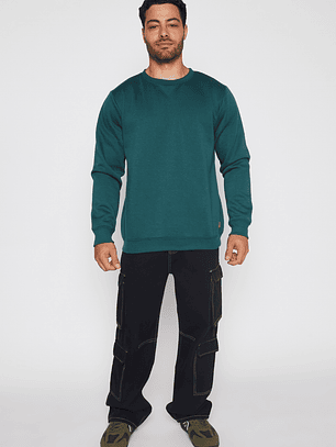Polerón Basic Hombre Verde Familyshop