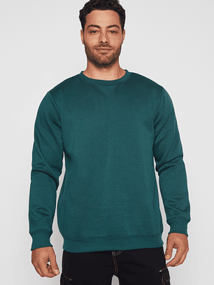 Polerón Basic Hombre Verde Familyshop