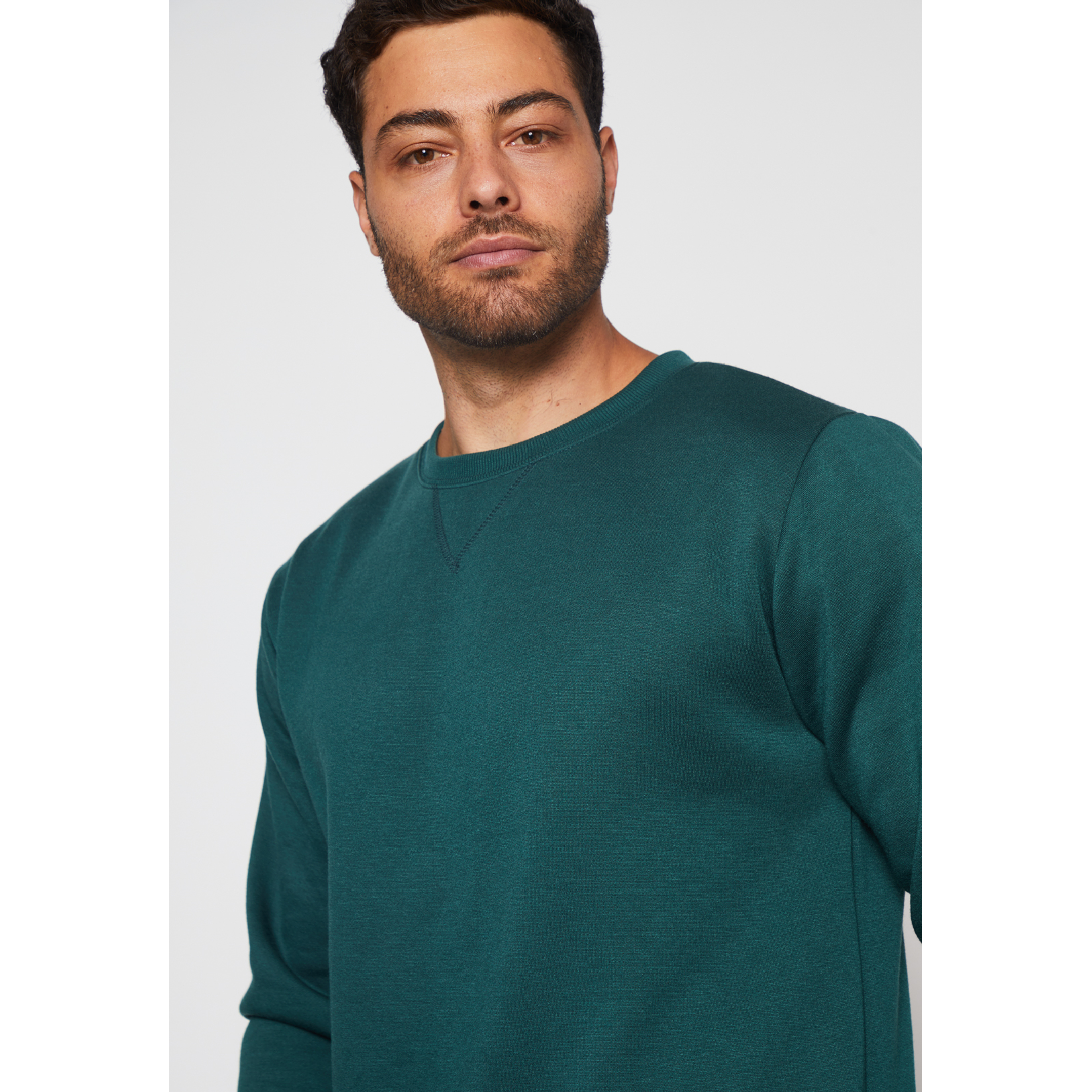 Polerón Basic Hombre Verde Familyshop 4