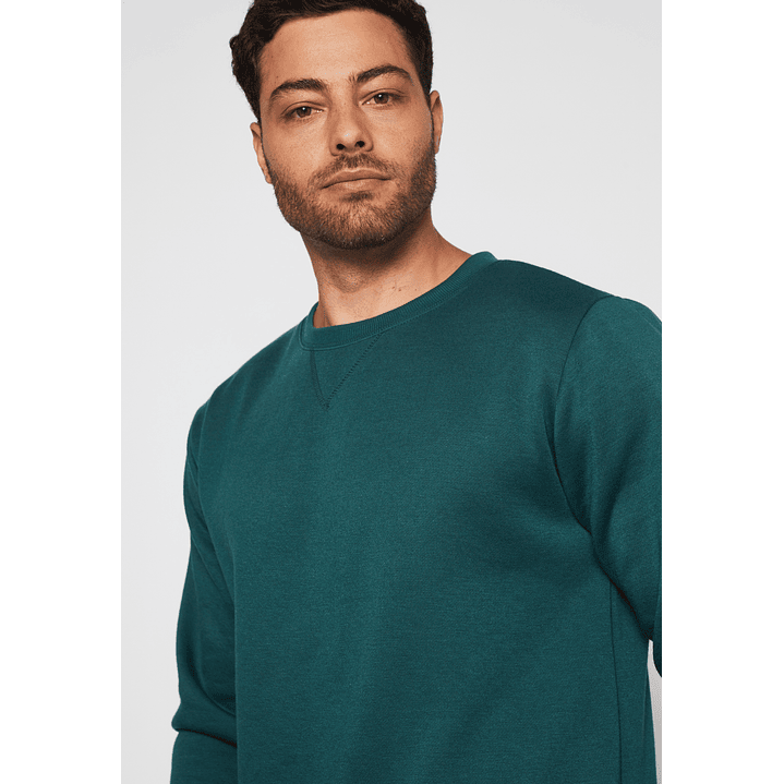 Polerón Basic Hombre Verde Familyshop 4