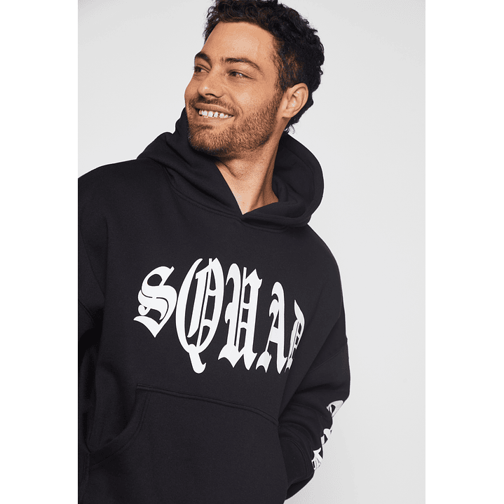 Polerón Oversize Gothic Hombre Negro Familyshop 4