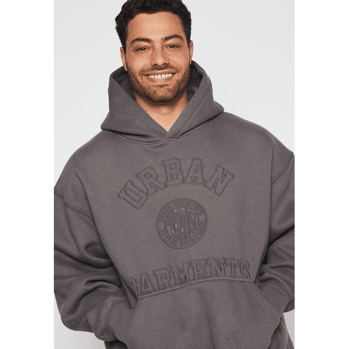 Polerón Oversize Hombre Gris Familyshop 3