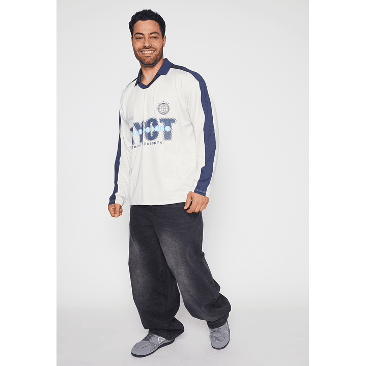 Jeans Super Baggy Procesado Hombre Negro Familyshop 2