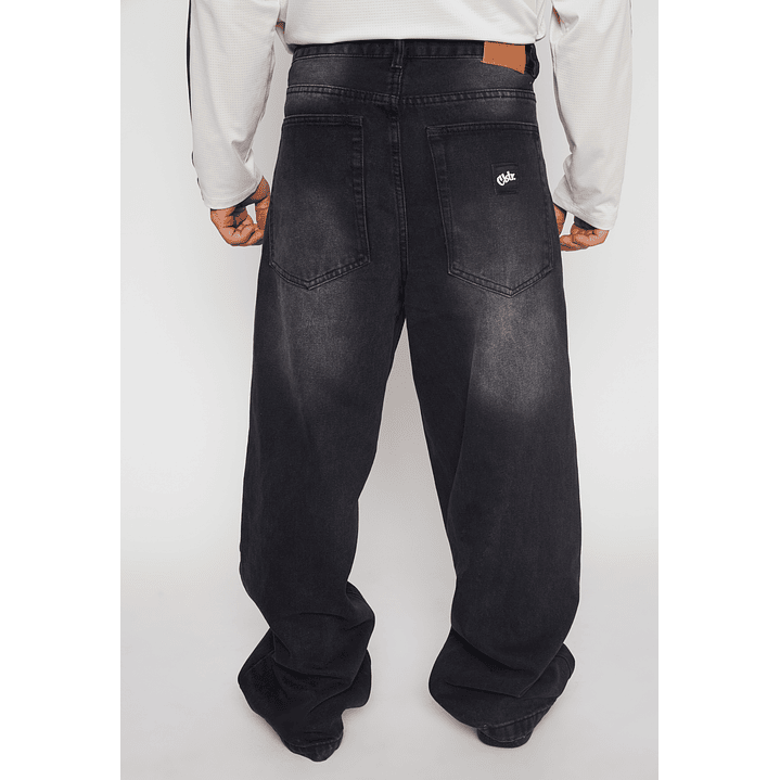 Jeans Super Baggy Procesado Hombre Negro Familyshop 3