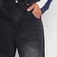 Jeans Super Baggy Procesado Hombre Negro Familyshop - Miniatura 4