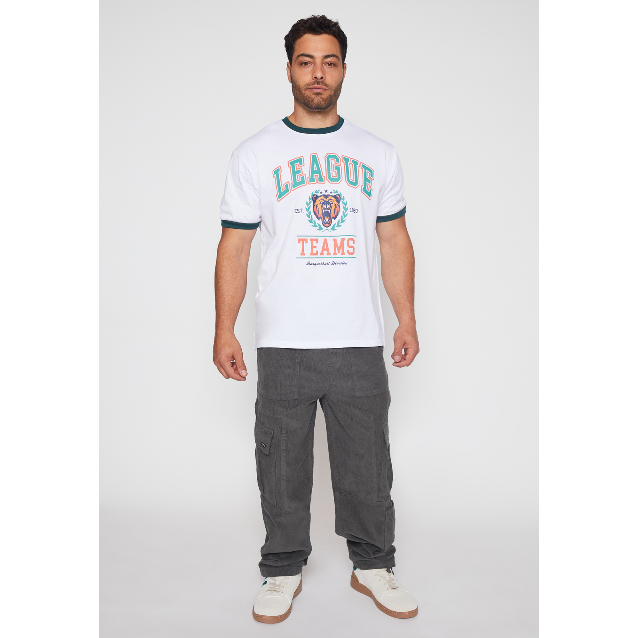 Pantalón Cargo Cotele Hombre Verde Familyshop 2